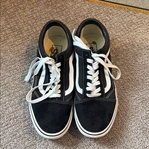 Vans Classic Black and White Sneakers